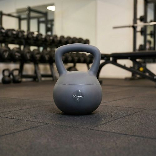 Kettlebell SOFT XTREXO 10 кг сірий