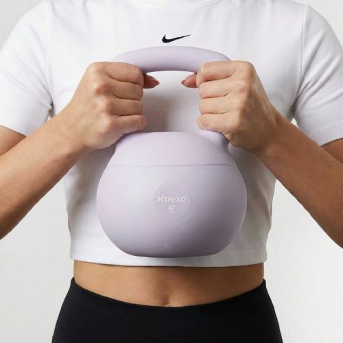 Kettlebell SOFT XTREXO 10 кг фіолетовий