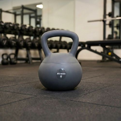 Kettlebell SOFT XTREXO 12 кг сірий