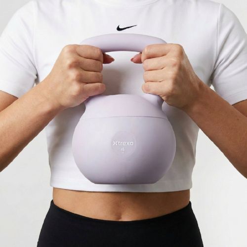Kettlebell SOFT XTREXO 4 кг фіолетовий