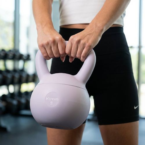 Kettlebell SOFT XTREXO 6 кг фіолетовий