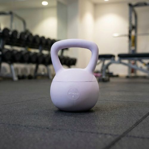 Kettlebell SOFT XTREXO 8 кг фіолетовий