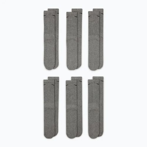Шкарпетки Nike Everyday Cushioned 6 пар carbon heather/black