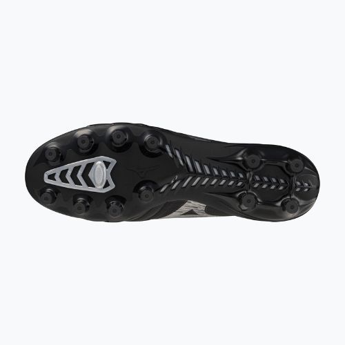 Кросівки футбольні Mizuno Morelia Neo IV β Elite FG black/galaxy silver/black