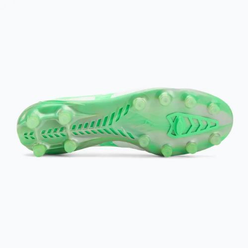 Чоловічі футбольні бутси Mizuno Morelia Neo IV Β Elite MD white/neon green/cool gray 3c