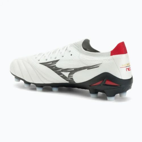 Кросівки футбольні чоловічі Mizuno Morelia Neo IV Β Elite MD white/black/chinese red