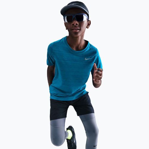 Футболка для тренувань дитяча Nike Dri-Fit Miler green abyss/green abyss