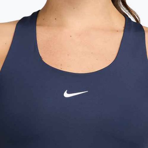 Koszulka damska Nike Swoosh Medium Support Bra midnight navy/white