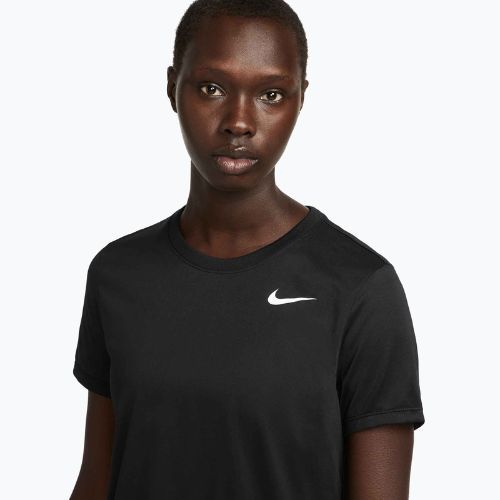 Футболка для тренувань жіноча Nike Dri-Fit black/white