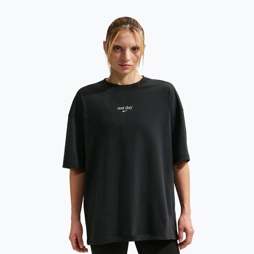 Футболка жіноча Nike Dri-Fit black/white/white