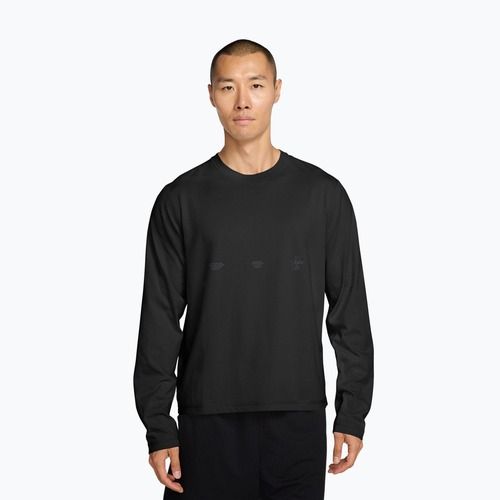 Лонгслів чоловічий Nike Primary Athletic Club Dri-Fit black/dark smoke grey