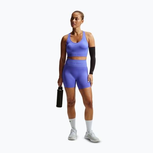 Жіноча футболка Nike Pro Seamless Dri-Fit Cropped sapphire