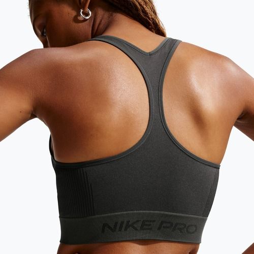 Жіноча футболка Nike Pro Seamless Dri-Fit Cropped dark