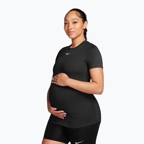 Футболка жіноча Nike One Maternity Dri Fit Slim-Fit black/white