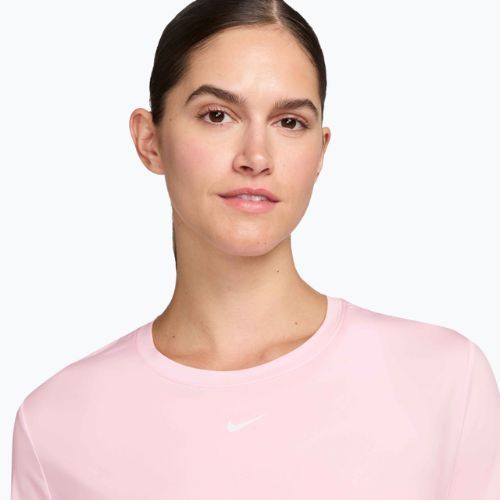 Футболка жіноча Nike One Classic Dri-Fit pink foam/white