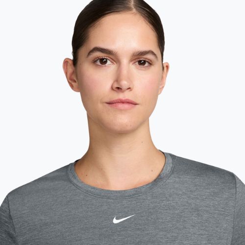 Футболка жіноча Nike One Classic Dri-Fit smoke grey/heather/white