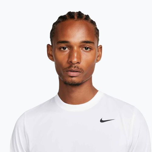 Лонгслів для тренувань чоловічий Nike Dri-FIT Legend white/black