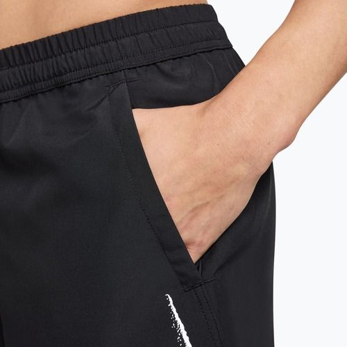 Шорти для тренувань чоловічі Nike Form Dri-Fit GFX 7" black/white