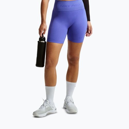 Шорти жіночі Nike Pro Seamless High-Waisted Biker 5" sapphire