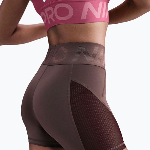 Шорти жіночі Nike Pro Sculpt High Waisted 5" Biker tattoo/burgundy crush/white