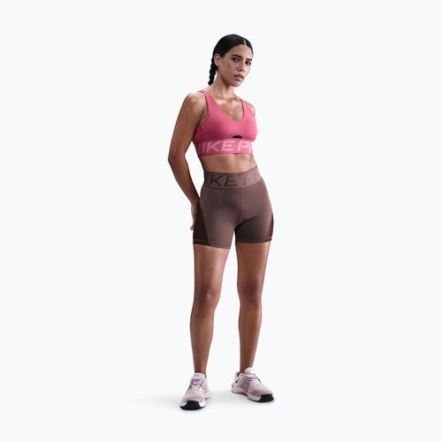 Шорти жіночі Nike Pro Sculpt High Waisted 5" Biker tattoo/burgundy crush/white