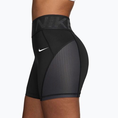 Шорти жіночі Nike Pro Sculpt High Waisted 5" Biker black/anthracite/white