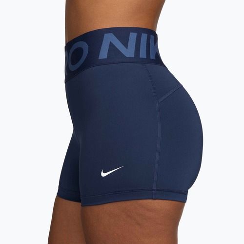 Шорти жіночі Nike Pro Sculpt High Waisted 3" Biker midnight navy/white