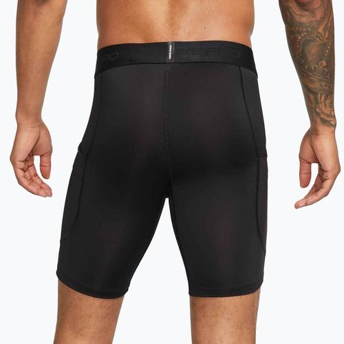 Шорти для тренувань чоловічі Nike Pro Dri-Fit Fitness Long black/white
