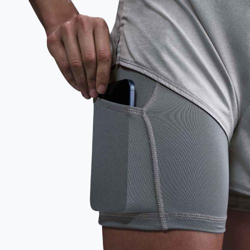 Жіночі шорти Nike One Dri-Fit High-Waisted 3" 2In1 smoke grey/heather