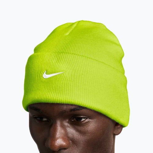 Шапка зимова Nike Peak Swoosh Beanie cyber/white