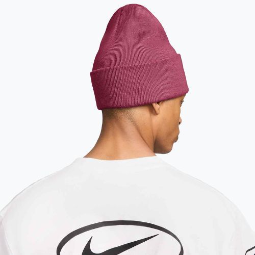 Шапка зимова Nike Peak Futura Beanie sweet beet/white