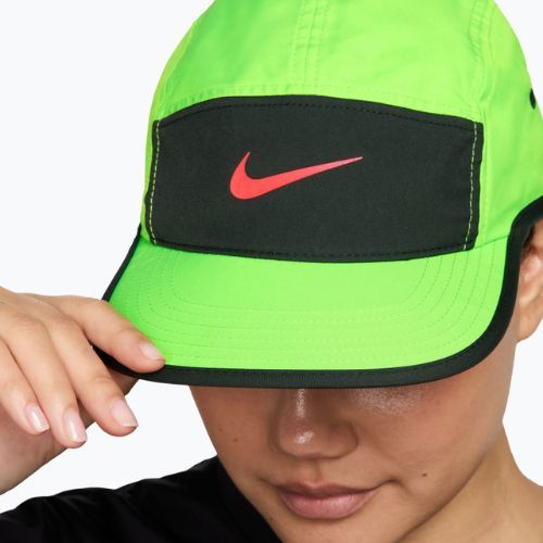Кепка з козирком Nike Dri-Fit Fly electric green/black spruce/hot lava