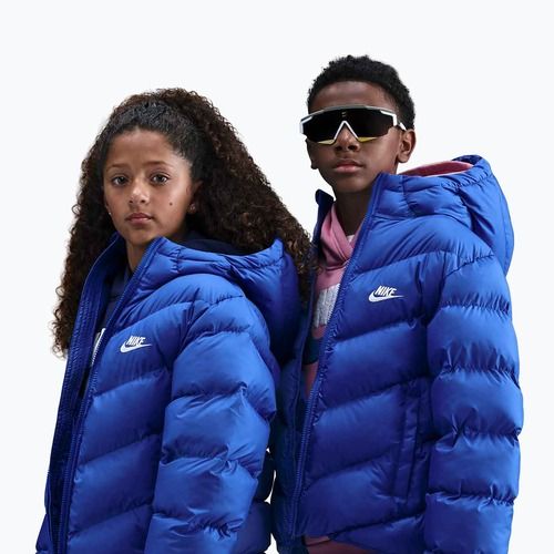 Куртка утеплена дитяча Nike Sportswear All Day Play game royal/white