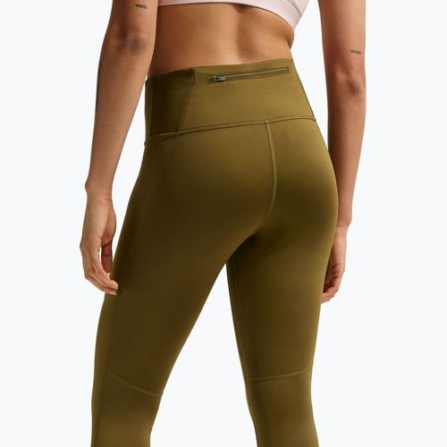 Легінси для бігу жіночі Nike Tempo High-Waisted 7/8 olive flak