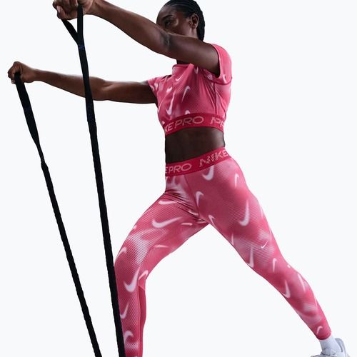 Легінси для тренувань жіночі Nike Pro Mid-Rise 7/8 rush pink/pink foam/white