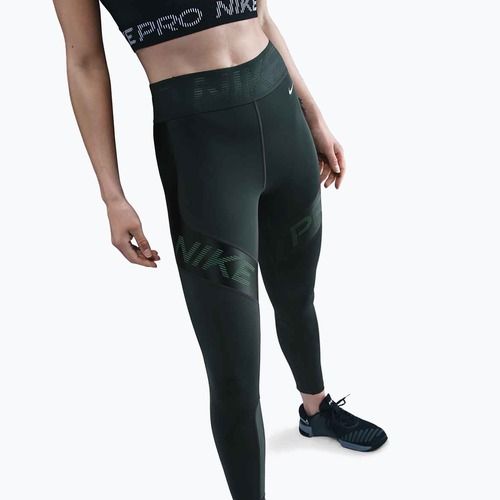 Легінси для тренувань жіночі Nike Pro Sculpt High-Waisted 7/8 seaweed/vintage green/white