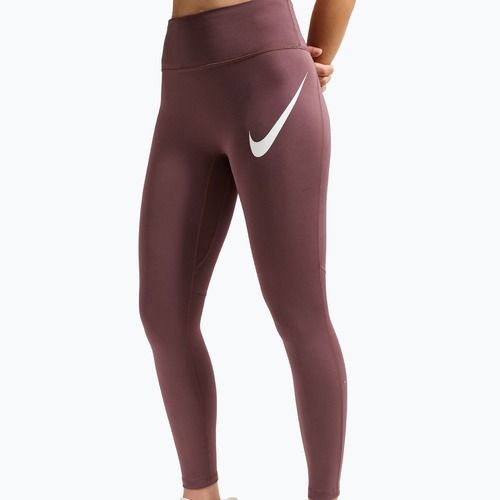 Легінси для бігу жіночі Nike Tempo Swoosh Run High-Waisted 7/8 tattoo/white