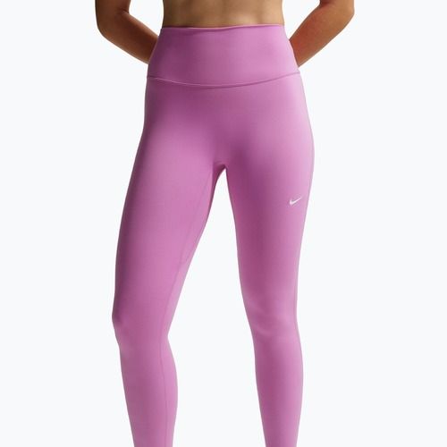 Легінси жіночі Nike One Seamless Front High-Waisted light magenta/white