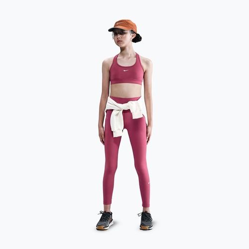 Легінси дитячі Nike One Dri-Fit High-Waisted sweet beet/white