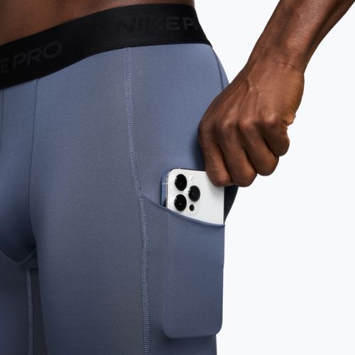 Чоловічі тренувальні легінси Nike Pro Dri-Fit Tight Fitness diffused blue/black