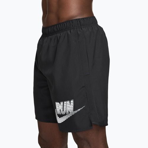 Шорти чоловічі Nike Challenger Dri-Fit Brief-Lined 7" black/white