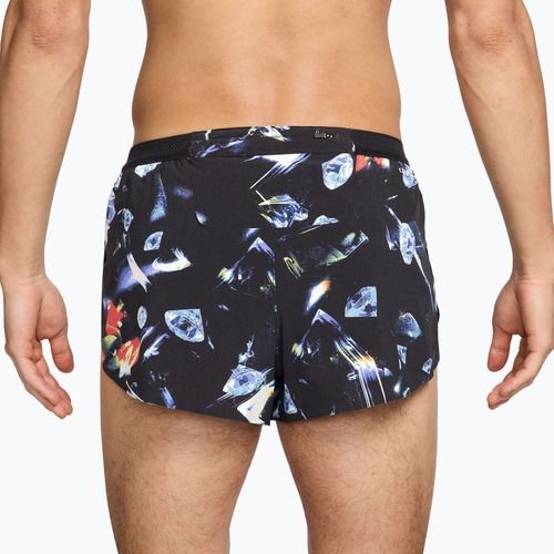 Шорти для бігу чоловічі Nike AeroSwift Dri-Fit ADV Brief Lined 2" black/laser orange