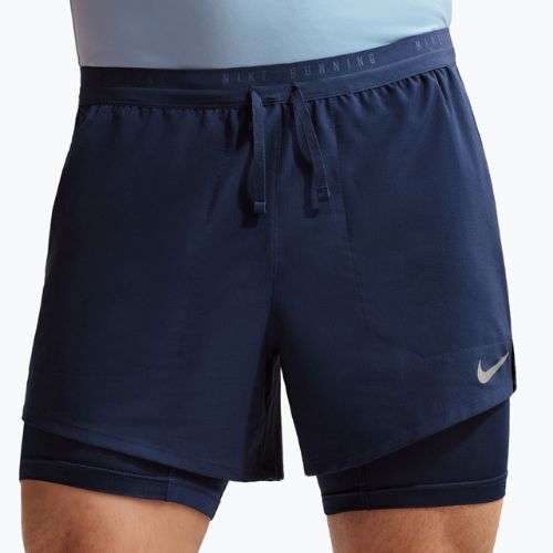 Чоловічі шорти для бігу Nike Stride Dri-Fit Hybrid 5" midnight navy