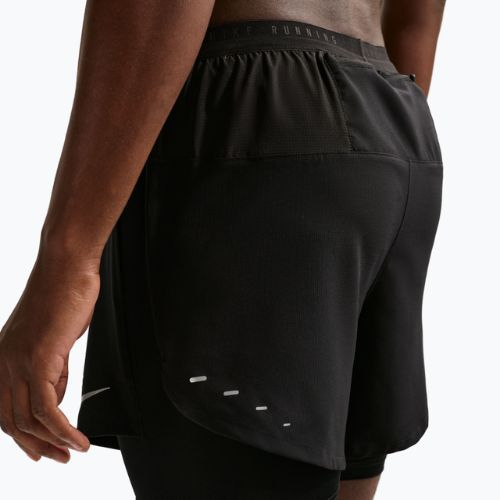 Шорти для бігу чоловічі Nike Stride Dri-Fit Hybrid 5" black