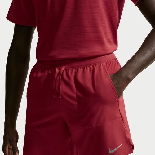 Чоловічі бігові шорти Nike Stride Dri-Fit Brief-Lined 7" team crimson