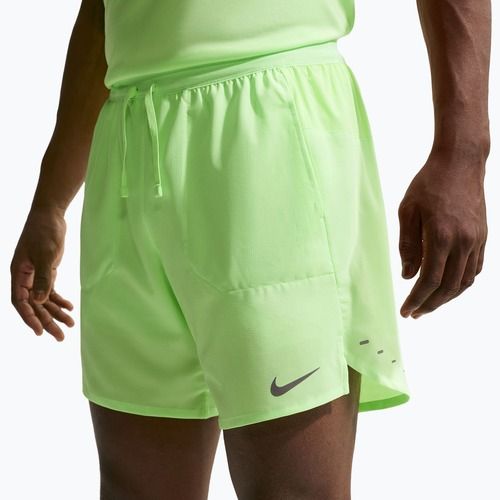 Шорти для бігу чоловічі Nike Stride Dri-Fit 2in1 7" lime blast