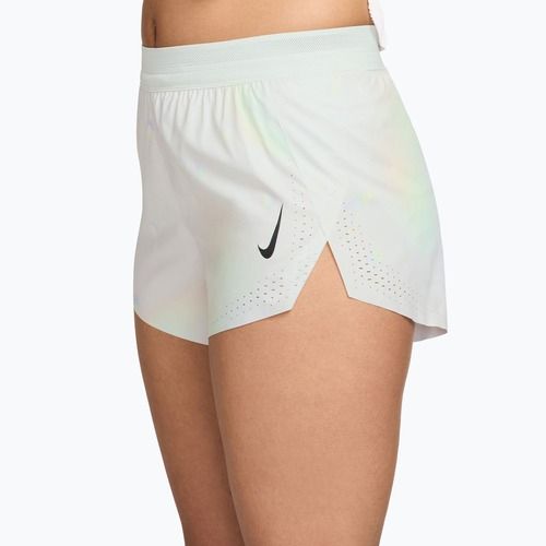 Шорти для бігу жіночі Nike AeroSwift Dri-Fit ADV Mid-Rise Brief Lined 3" off white/white/black