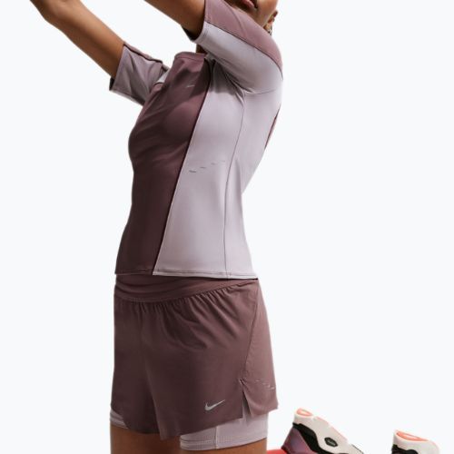 Spodenki do biegania damskie Nike Swift Mid-Rise 2in1 tattoo/light violet ore