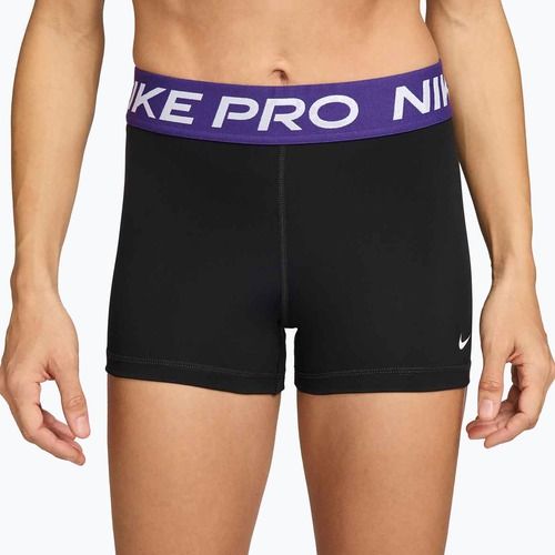 Шорти жіночі Nike Pro 365 3" black/court purple/white