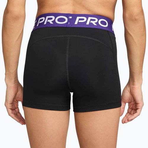 Шорти жіночі Nike Pro 365 3" black/court purple/white